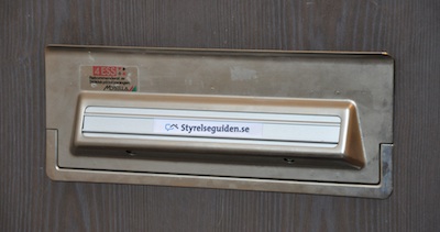 Brevl&aring;da p&aring; s&auml;kerhetsd&ouml;rr